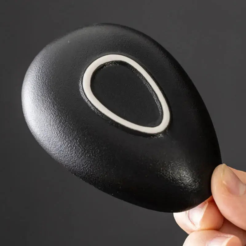 Ceramic Coffee Bean Dosing Cup Tray Pottery Espresso Scoop Precision Coffee Brewing.-4