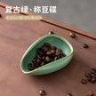 Ceramic Coffee Bean Dosing Cup Tray Pottery Espresso Scoop Precision Coffee Brewing.-5