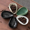 Ceramic Coffee Bean Dosing Cup Tray Pottery Espresso Scoop Precision Coffee Brewing.-0