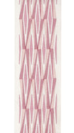 Diamond Embroidered Trim | 10cm Wide Cotton Canvas | Geometric Design for Curtains, Cushions & Crafts | By the Metre