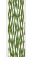 Diamond Embroidered Trim | 10cm Wide Cotton Canvas | Geometric Design for Curtains, Cushions & Crafts | By the Metre