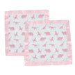 Pink Dinosaurs Bamboo Newcastle Blankie