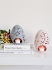 Terracotta Egg Lantern - Set of 2-1