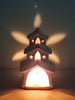 Terracotta Tea Light Candle Holder - House-1