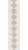 Diamond Spiral Cotton Canvas Trim | 2.5 Inch (6.35cm) | Embroidered Border | 10 Colours | By The Metre