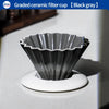 Porcelain V60 Dripper Ceramic Reusable Coffee Filter Cup-5