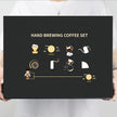 Coffee Lovers Gift Set Premium Manual Grinder French Press & Infuser-1