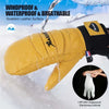 Ski Gloves Leather Snowboard Mittens - Men & Women-2