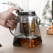 Glass Teapot with Press Strainer for Enhanced Tea Experience-2