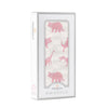 Pink Dinosaurs Bamboo Muslin Swaddle