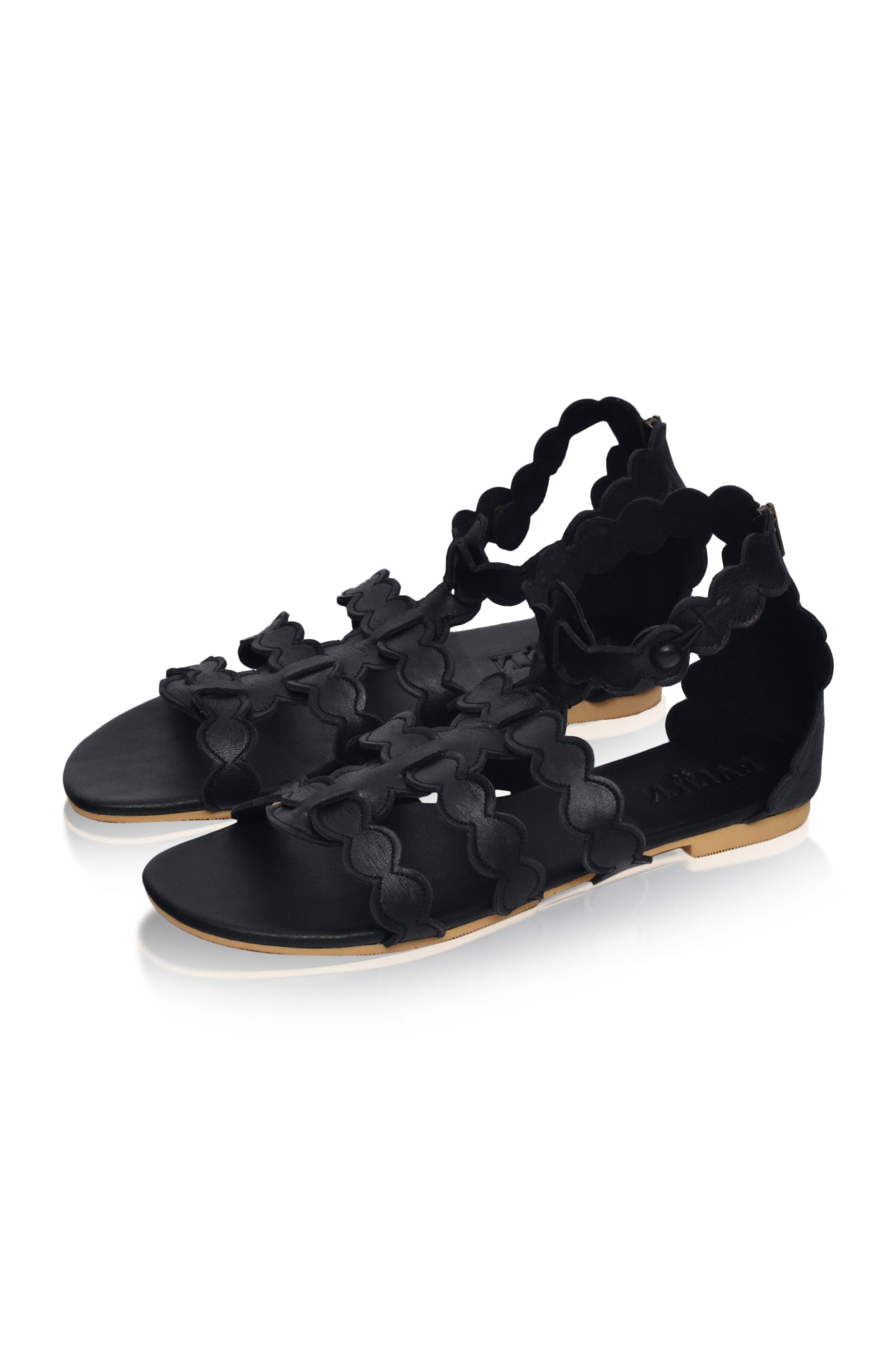 Sol Leather Greek Sandals-2