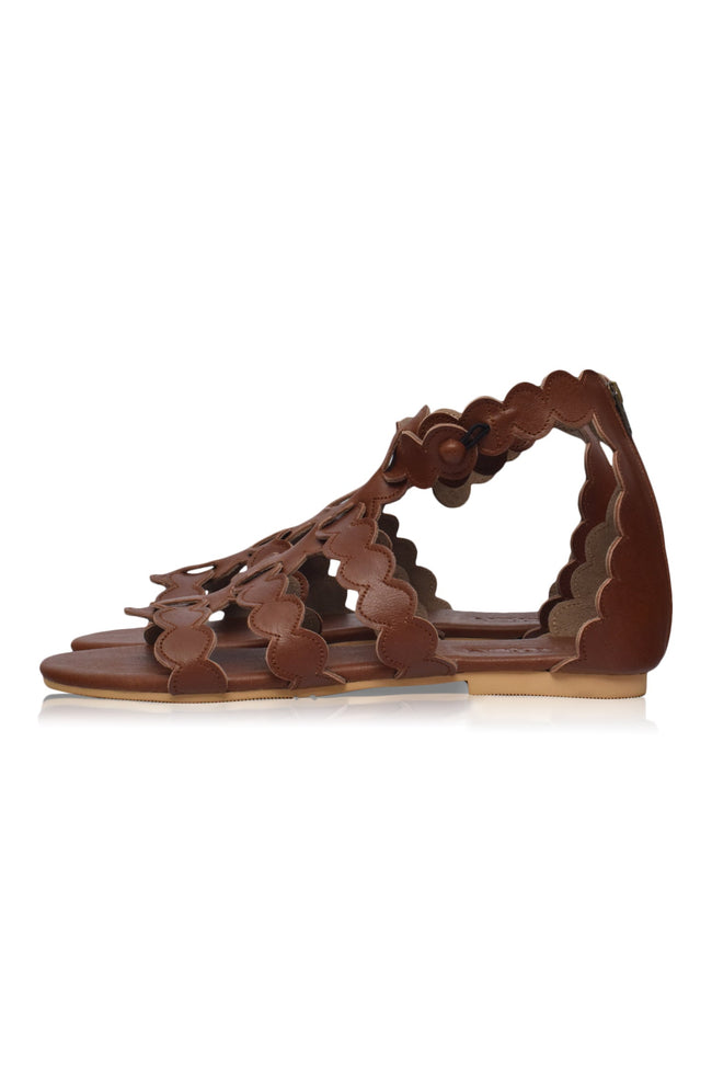 Sol Leather Greek Sandals-7