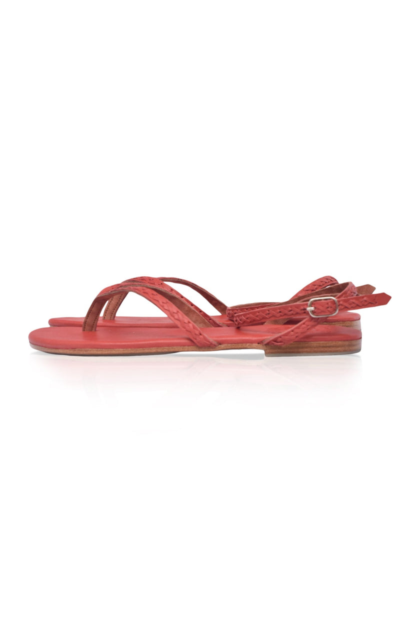 Starsand Leather Sandals-5