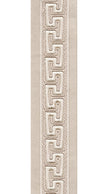 Greek Key Cotton Canvas Trim | 2.5 Inch (6.35cm) | Embroidered Border | 5 Colours | By The Metre