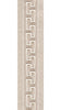 Greek Key Cotton Canvas Trim | 2.5 Inch (6.35cm) | Embroidered Border | 5 Colours | By The Metre
