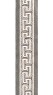 Greek Key Cotton Canvas Trim | 2.5 Inch (6.35cm) | Embroidered Border | 5 Colours | By The Metre
