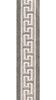 Greek Key Cotton Canvas Trim | 2.5 Inch (6.35cm) | Embroidered Border | 5 Colours | By The Metre
