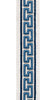 Greek Key Cotton Canvas Trim | 2.5 Inch (6.35cm) | Embroidered Border | 5 Colours | By The Metre