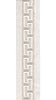 Greek Key Cotton Canvas Trim | 2.5 Inch (6.35cm) | Embroidered Border | 5 Colours | By The Metre