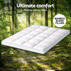NNEDSZ Giselle Bedding Mattress Topper Pillowtop Bamboo 10cm Double