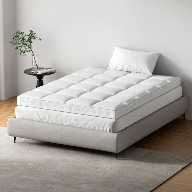 NNEDSZ Giselle Bedding Mattress Topper Pillowtop Bamboo 10cm Double