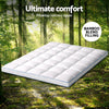 NNEDSZ Giselle Bedding Mattress Topper Pillowtop Bamboo 10cm Queen
