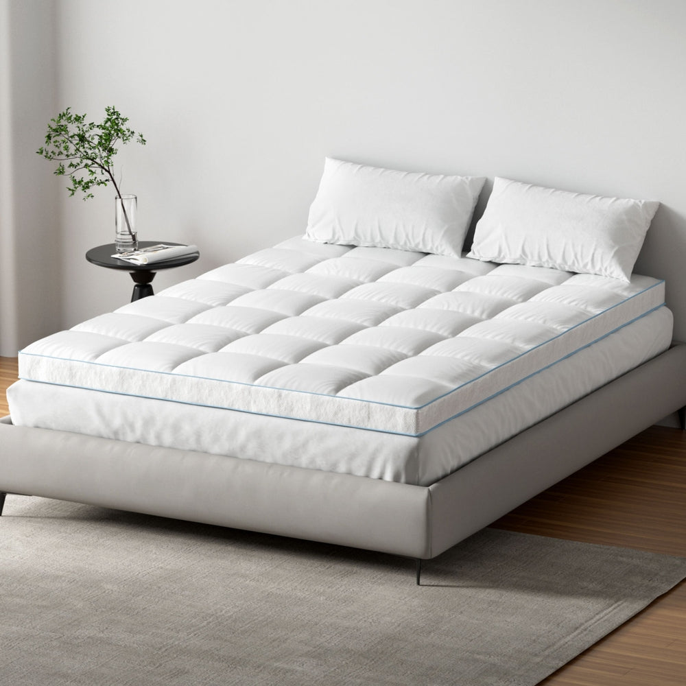 NNEDSZ Giselle Bedding Mattress Topper Pillowtop Bamboo 10cm Queen