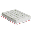NNEDSZ Bedding Mattress Topper Pillowtop Bamboo 7.5cm Double
