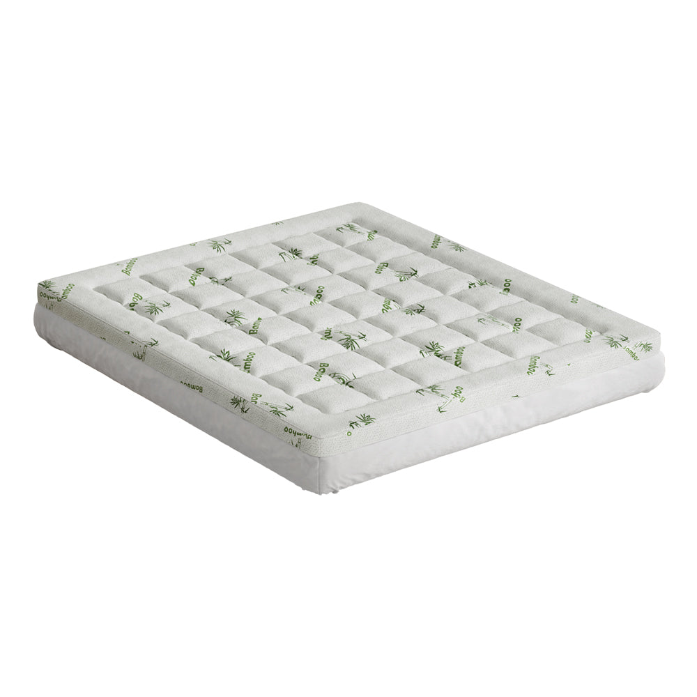 NNEDSZ Bedding Mattress Topper Pillowtop Bamboo 7.5cm King