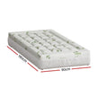 NNEDSZ Bedding Mattress Topper Pillowtop Bamboo 7.5cm Single