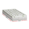 NNEDSZ Bedding Mattress Topper Pillowtop Bamboo 7.5cm Single