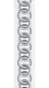 Cotton Canvas Linked Oval Edging | 6.35cm Wide Decorative Trim | For Curtains, Cushions, Blinds & Sewing | Choice of 7 Colours | Per Metre