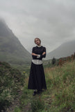 Wool Blend Yoke Skirt 37