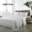 NNEDSZ Comfort Bamboo Blended Sheet & Pillowcases Set 1000TC Ultra Soft Bedding King Light Grey