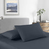 NNEDSZ Comfort 2000 Thread Count Bamboo Cooling Sheet Set Ultra Soft Bedding Single Charcoal
