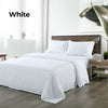 NNEDSZ Comfort Bamboo Blended Sheet & Pillowcases Set 1000TC Ultra Soft Bedding Double White