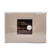 NNEDSZ Comfort Bamboo Blended Sheet & Pillowcases Set 1000TC Ultra Soft Bedding Queen Warm Grey