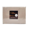 NNEDSZ Comfort Bamboo Blended Sheet & Pillowcases Set 1000TC Ultra Soft Bedding Queen Warm Grey