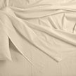 NNEDSZ Comfort Bamboo Blended Sheet & Pillowcases Set 1000TC Ultra Soft Bedding King Ivory