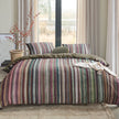 NNEDSZ Bedding House Roman Multi Cotton Stripe Quilt Cover Set Queen