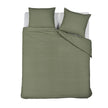 NNEDSZ Bedding House Summer Green Seersucker Cotton Quilt Cover Set King