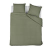 NNEDSZ Bedding House Summer Green Seersucker Cotton Quilt Cover Set King