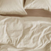 NNEDSZ Bedding House Summer Sand Seersucker Cotton Quilt Cover Set Queen