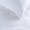 NNEDSZ Bedding House Summer White Seersucker Cotton Quilt Cover Set Queen
