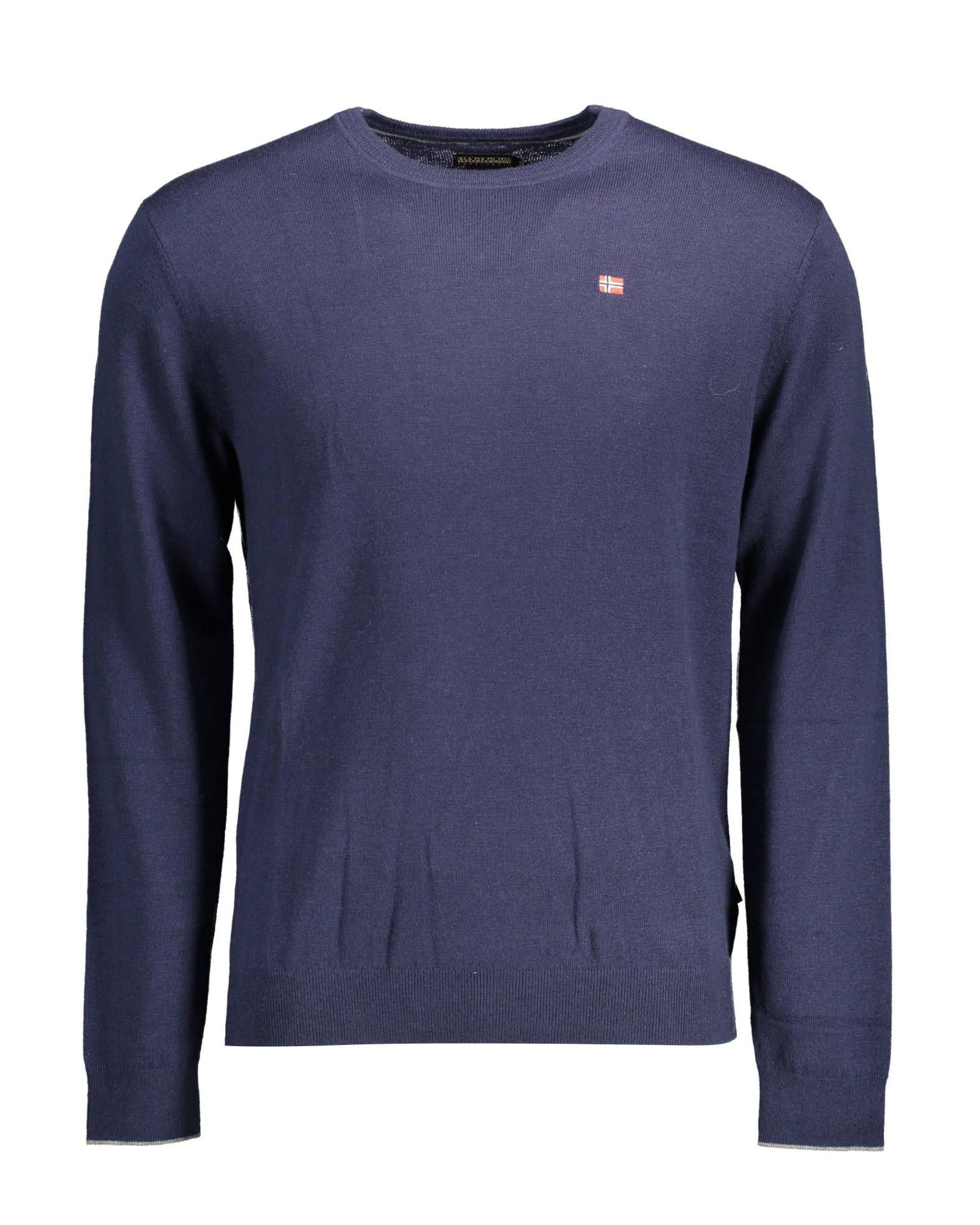 NNEDSZ Napapijri Men's Blue Wool Shirt - 3XL-0