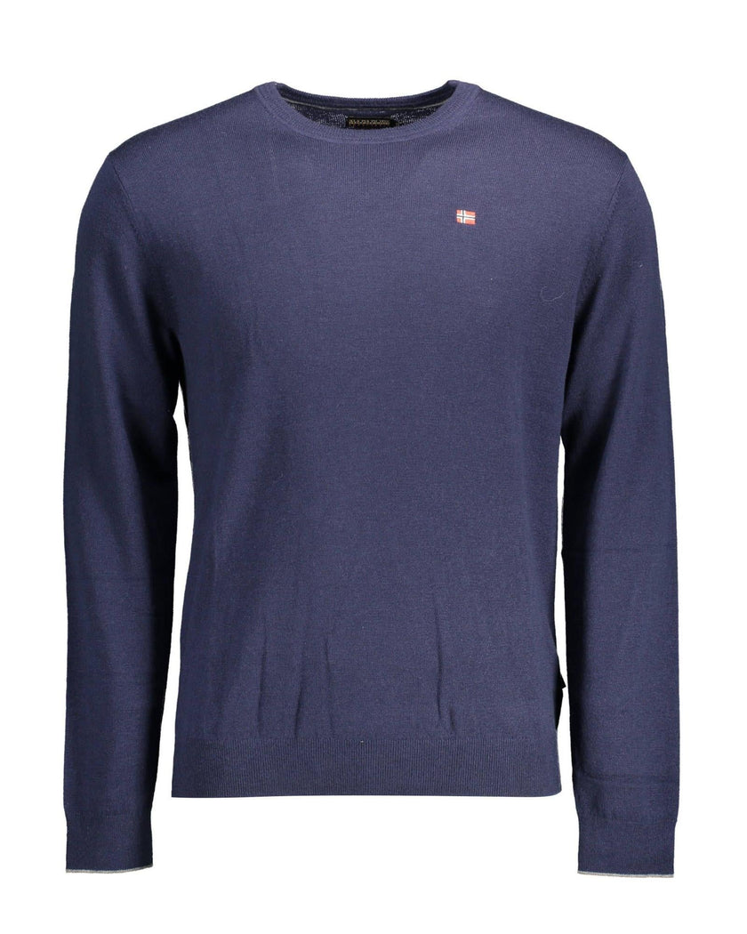 NNEDSZ Napapijri Men's Blue Wool Shirt - 3XL-0