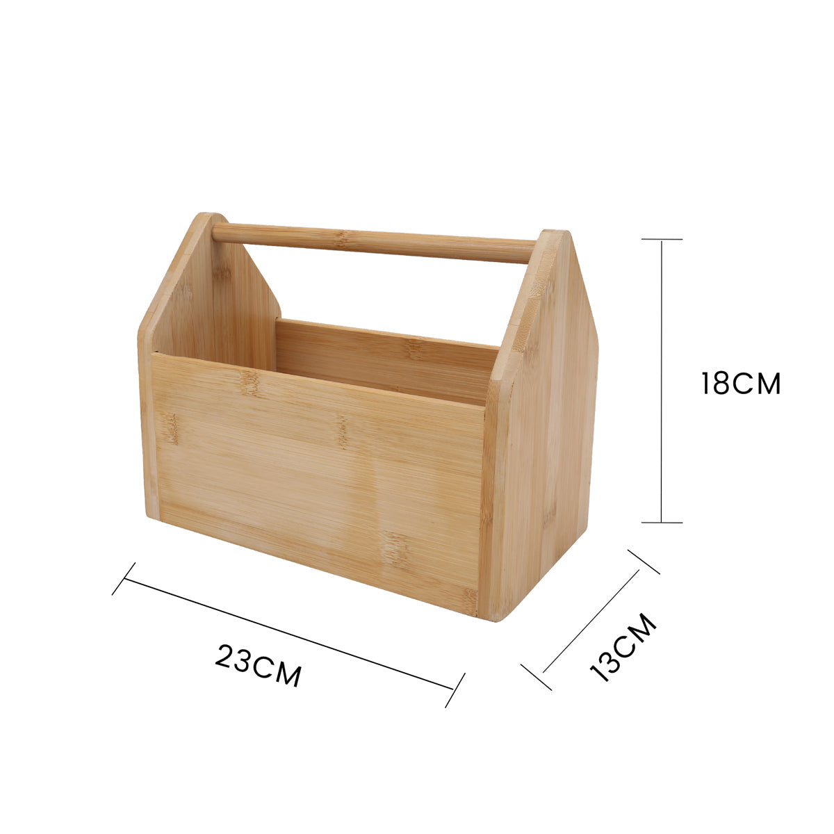 NNEDSZ Bamboo Storage Tools Box