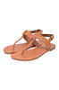 Venetian T-strap Leather Sandals-5