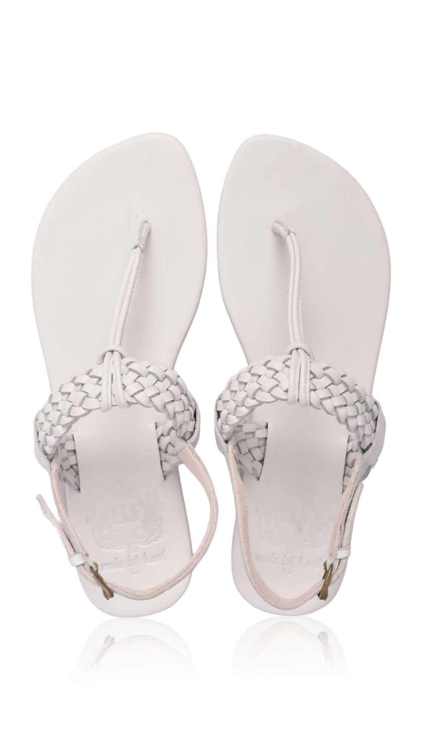 Venetian T-strap Leather Sandals-3