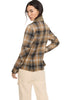 Linen-Blend Shadow Plaid Task Jacket-2